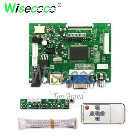 wisecoco 50 pins with AV input VGA HDMI driver board suitable for AT090TN10  AT090TN12 screen ► Photo 1/3