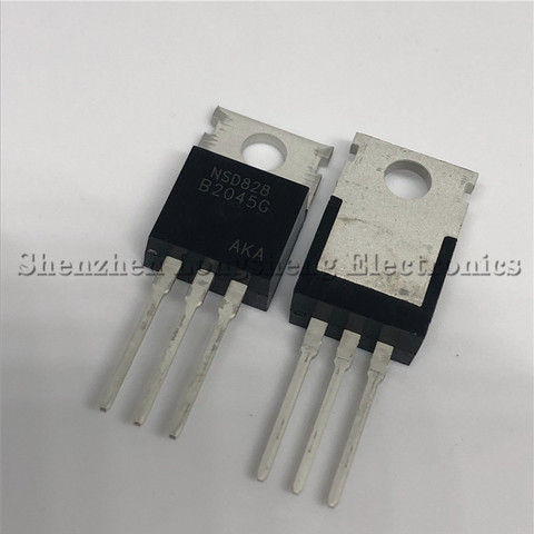 10PCS/LOT MBR2045CT TO-220 20A/45V Schottky Diodes & Rectifiers New Spot ► Photo 1/2