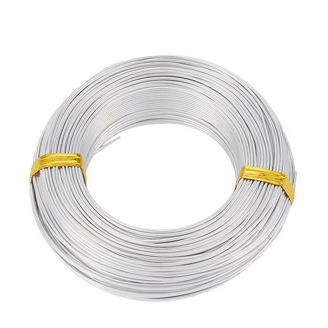 0.5mm 0.8mm 1mm 1.2mm 1.5mm 2mm 2.5mm 3mm 3.5mm 4mm 5mm 6mm Aluminum Wire for Jewelry Making Bracelet DIY Handwork Beading Wire ► Photo 1/6