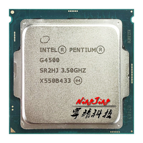 Intel Celeron G4500 3.5 GHz Dual-Core Dual-Thread 51W CPU Processor LGA 1151 ► Photo 1/1