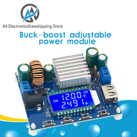 SK35L DC 0.6-30V 4A 35W 5V 6V 9V 12V 24V Boost/Buck CC CV Regulated Adjustable DC Power supply Module laboratory power supply ► Photo 1/6