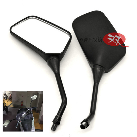 black motorbike accessories moto rear view mirrors for kawasaki honda suzuki benelli vespa yamaha mirror motorcycle rearview ► Photo 1/6