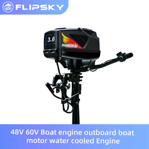 48V 60V Boat engine outboard boat motor water cooled Engine boat motor electric outboard outboard engine Switch knob added ► Photo 1/6