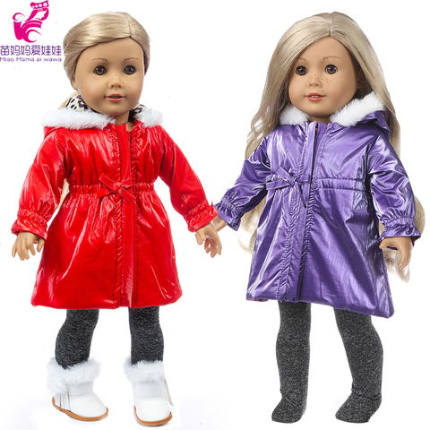Clothes for Baby Doll Coat 18 Inch American Og Girl Doll Clothes Jacket Legging Toys Outfit ► Photo 1/6