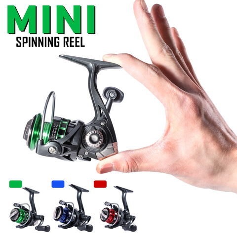 Sougayilang MINI Type Ice Fishing Reel Spinning Wheel Gear Ratio 5.2: 1 Metal Spool Winter Fishing Gear Outdoor Fishing Tackle ► Photo 1/6