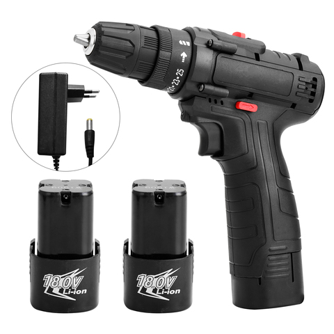 18V Multifunctional Electric Impact Cordless Drill Wireless Rechargeable Hand Drills Electric Power Tools Lithium-Ion Battery ► Photo 1/6