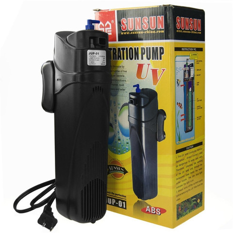 500L/H 800L/H Aquarium Submersible Filter Pump Filteration Pump Algae Cleaner UV Sterilizer Lamp ► Photo 1/6