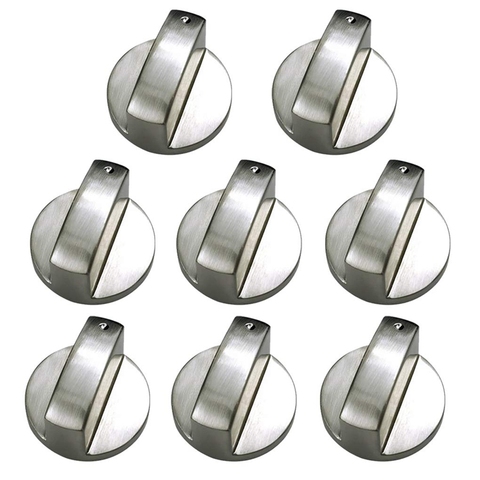 AD-Brushed Metal Gas Stove Knobs Cooker Control Switch Range Oven Knobs Cooktop Burner Knob Gas Hob Switch Kitchen Replacement A ► Photo 1/6