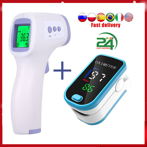 Digital Thermometer Body Thermometer Non-contact IR Digital Infrared Forehead Temperature Measurement LCD Digital Display ℃/℉ ► Photo 1/6