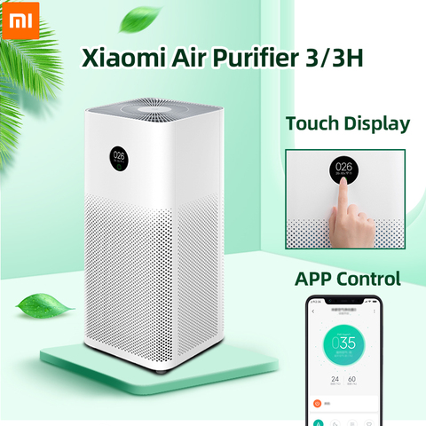 Xiaomi Air Purifier 3 3H Filter Mi Air Cleaner Fresh Ozone home auto Smoke formaldehyde sterilizer Cube Smart MIJIA APP Control ► Photo 1/6