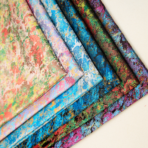 Nylon inkjet brocade jacquard fabrics dress for sewing cheongsam Japanese kimono clothing material ► Photo 1/6