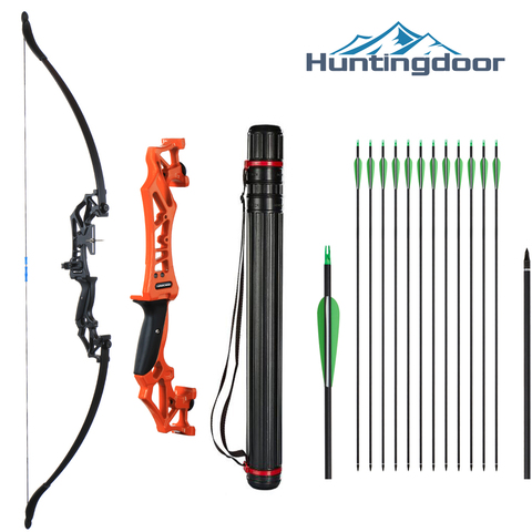 Huntingdoor Takedown Recurve Bow & Arrow Set Hunting Target Shooting 30-40lbs Archery for Beginner /Sending An Order From MOSCOW ► Photo 1/6