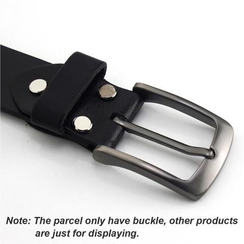 1pcs 35mm Metal Belt Buckle End Bar Heel Bar Buckle Men's  Single Pin Buckle Leather Craft Jeans Webbing fit for 32-34mm Belt ► Photo 1/6
