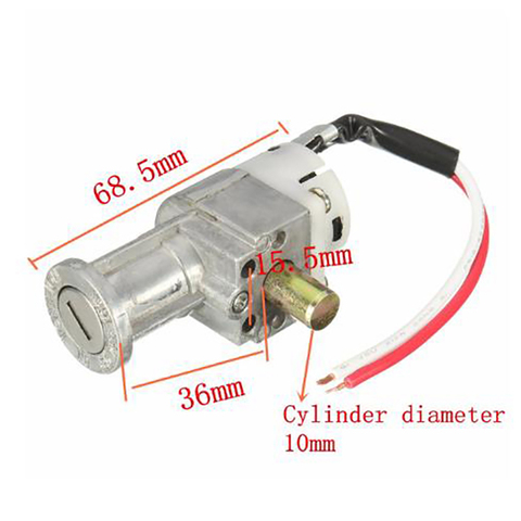 Universal Battery Chager Mini Lock with 2 keys For Motorcycle Electric Bike ► Photo 1/6