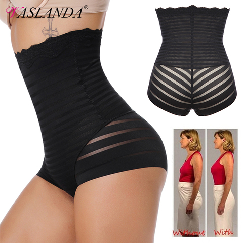 Women Body Shaper High Waist Sexy Briefs Slimming Underwear Butt Lifter Waist Trainer Tummy Control Panties Belly Girdle Panty ► Photo 1/6