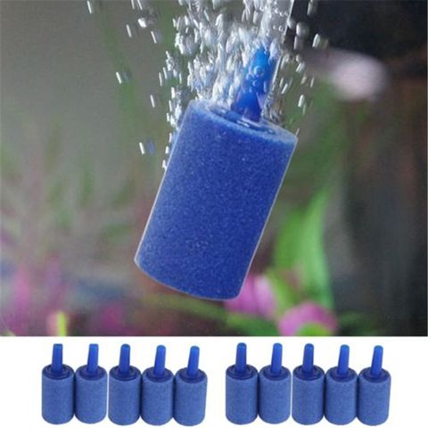 10Pcs/Set Fish Tank Aquarium Air Stone Bubble Wall Aeration Tube Oxygen Pump Diffuser High Efficiency And Without Pollution ► Photo 1/6