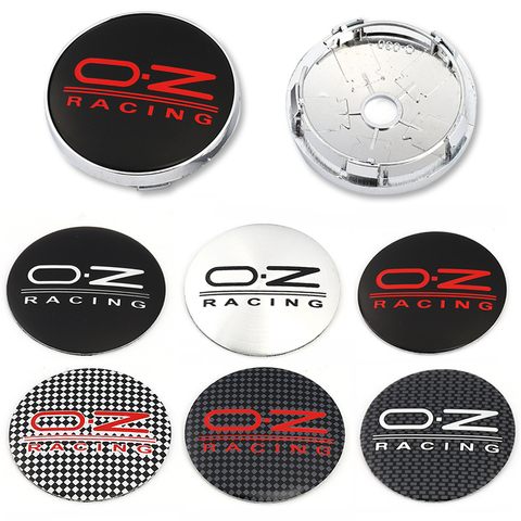 56mm O.Z OZ Racing logo Wheel Center Caps Sticker for Ford Focus BMW Audi Tesla Honda Toyota Mercedes KIA Nissan VW Jeep Hyundai ► Photo 1/6