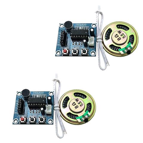 ISD1820 Voice Recording Recorder Playback Module With Microphones Sound Audio Loudspeaker For Arduino diy Electronic Kit ► Photo 1/4