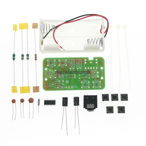 NEW Wireless Stereo FM Radio Receiver Module PCB FM DIY Electronic Kits 76MHz-108MHz ► Photo 1/4