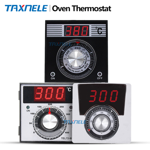 TEL72 TEL96  digital oven temperature controller knob thermostat 400 degree 96x96mm 72x72mm relay output k input  220V 380v ► Photo 1/6