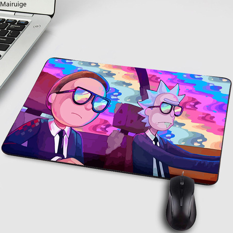 Mairuige Rick Anime Creative Pattern So Cool Funny Lol Anime Cartoon Rubber Small Mousepad Diy Table Pc Computer Play Mat ► Photo 1/6