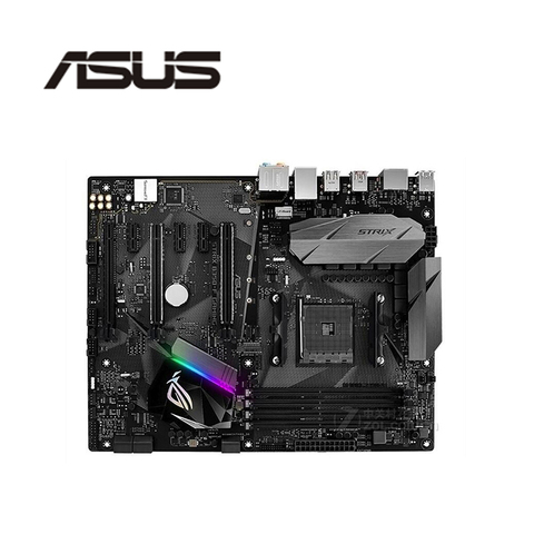 For ASUS ROG STRIX B350-F GAMING Motherboard Socket AM4 DDR4  For AMD B350M B350 Original Desktop Mainboard Used Mainboard ► Photo 1/2