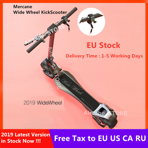 EU Stock Newest Mercane WideWheel KickScooter Wide Wheel 48V 500W / 1000W Foldable Smart Electric Scooter Dual Motor Hoverboard ► Photo 1/1