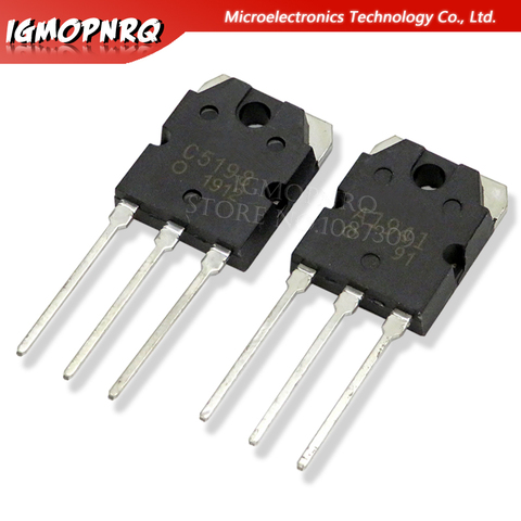 10PCS 2SC5198 2SA1941 TO3P A1941 C5198 TO-3P Transistor original authentic ► Photo 1/1