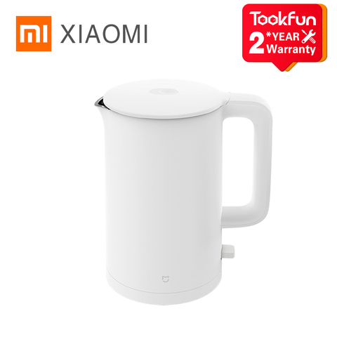 XIAOMI MIJIA Electric Kettle 1A Fast Hot boiling Stainless Water Kettle Teapot Intelligent Temperature Control Anti-Overheat ► Photo 1/6