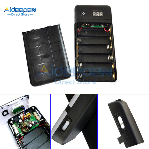 3.3A 5V 12V 19V 21V Mobile Power Bank Six 18650 Battery Charger For 19V Laptop 5V Phone Not Include Battery ► Photo 1/6