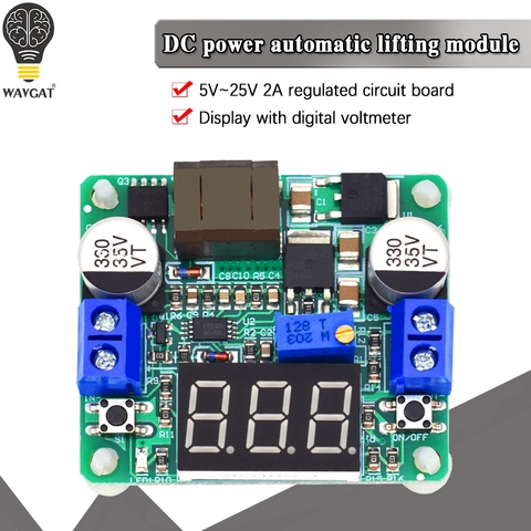 25W Boost Buck Converter DC 5-25V to 0.5-25V 5v 12v Adjustable Step Up Down Power Supply Module Voltage Regulator led Voltmeter ► Photo 1/6