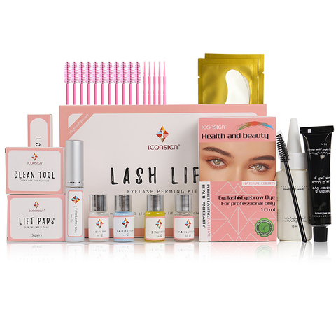 ICONSIGN Upgrade version Lash Lift kit for eyelash growth Eyelash&Eyebrow Dye Tint after Lash Lifting sell together ► Photo 1/6