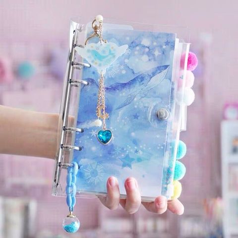 Sharkbang Beautiful Starry Ocean Series A6 A5 Loose-Leaf Diary Notebook Journals Agenda Planner Gift Set Kawaii Stationery ► Photo 1/5