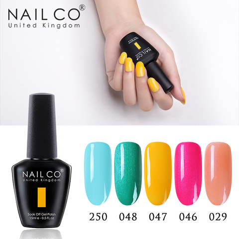 NAILCO Pure Macaron 47Colors UV Gel Nail Polish Hybrid Varnish Semi Permanant Lucky Lacquer Gelpolish Nails Art All For Manicure ► Photo 1/6