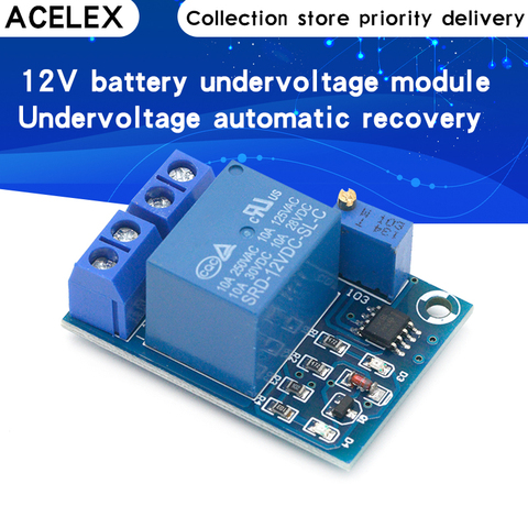 DC 12V Battery Undervoltage Low Voltage Cut off Automatic Switch Recovery Protection Module Charging Controller Protection Board ► Photo 1/6