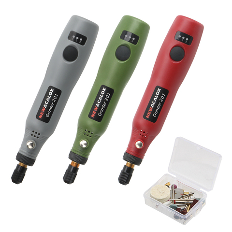 USB 5V DC 10W Mini Wireless Grinding Machine Variable Speed Rotary Tools Kit Drill Engraver Pen for Milling Polishing ► Photo 1/6