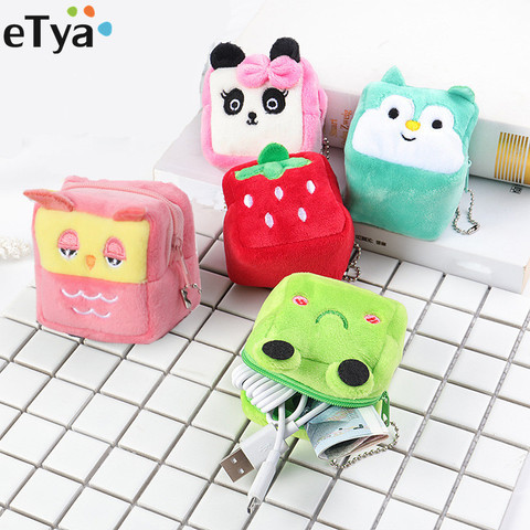 Mini Coin Purse Bag Cute Plush Cute Small Coin Wallet Women Coin Money Earphone Holder Wallet Pouch Pocket Kids Handbag Gift ► Photo 1/6