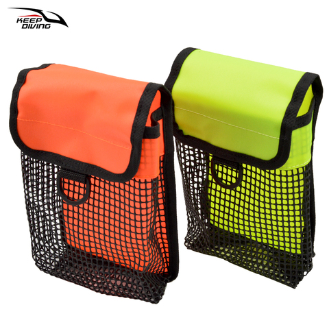 Scuba Diving SMB Signal Tub Reel Snap Sausage Buoy Accessory Storage Bag Mesh Underwater Gear Equipment Holder Carry Pouch ► Photo 1/6