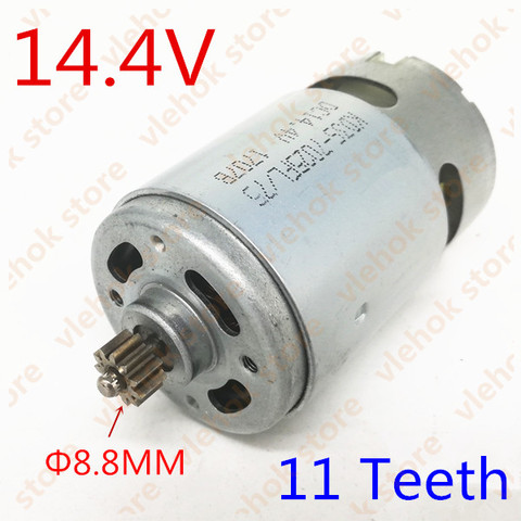 11 Teeth RS-550 14.4V Motor replace for BOSCH GSR14.4-2-LI 2 GSR18-2-LI 18V Electric Drill Power Tool Accessories tools PART ► Photo 1/1