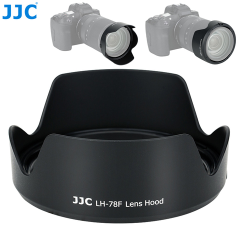 JJC Camera Lens Hood Reversible Flower Shade For Canon RF 24-240mm f/4-6.3 IS USM Lens Replaces CANON EW-78F 72mm Lens Hood ► Photo 1/6
