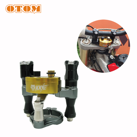 OTOM Motorcycle Reversed Safety Steering Damper Adjustable Stabilizer with Mount Bracket For HONDA Aluminum Directional Damper ► Photo 1/6