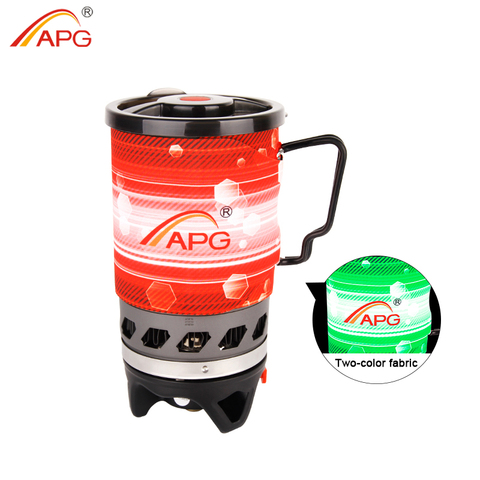 APG Outdoor Portable Cooking System Hiking Camping Stove Heat Exchanger Pot Propane Gas Burners ► Photo 1/6