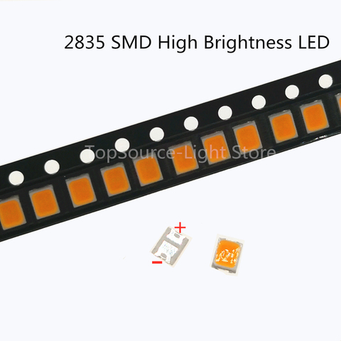 50Pcs High Brightness 2835 SMD LED Chip 1W 18V  9V 6V 3V 36V Warm Nature Cold White LED 3000K-9500K Light Emitting Diode Lamp ► Photo 1/3