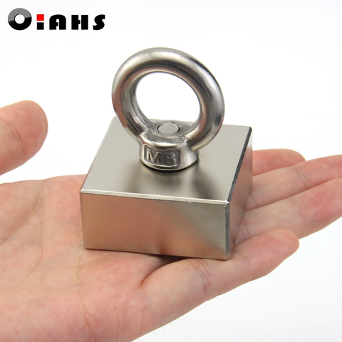 1Pcs F45*45*21mm Super Powerful Strong Rare Earth  block hole magnet Neodymium N52 Magnets F45*45*21mm ► Photo 1/5