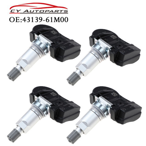 4PCS Tire Pressure Sensor For Suzuki Vitara SX4 S-cross Ignis Baleno Swift Jimmy 43139-61M00 4313961M00 43130-61M00, 4313061M00 ► Photo 1/6