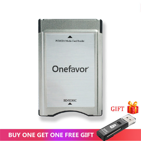 New Store Promotion!!! SD card adapter onefavor PCMCIA card reader for Mercedes Benz MP3 memory ► Photo 1/3