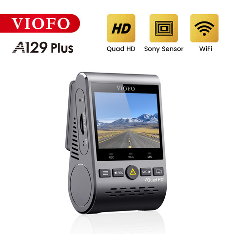 VIOFO A129 Plus Car DVR Dash Cam Car Video Recorder Quad HD Night Vision Sony Sensor 2K 60fps DashCam GPS DVR with Parking Mode ► Photo 1/6