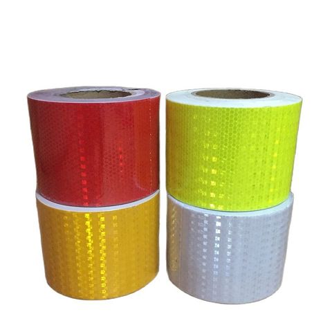 10CM High Light PVC Reflective Safety  Warning Tape Road Traffic Construction Site Self-adhesive Reflective Guide Sign ► Photo 1/6