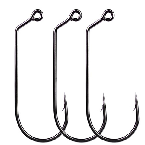 10pcs Jig Big Series Fishing Crank Hook Offset Jig Fishhook Saltwater Bass Worm Hooks Carp fishing accessories  Fishing Tackle ► Photo 1/6