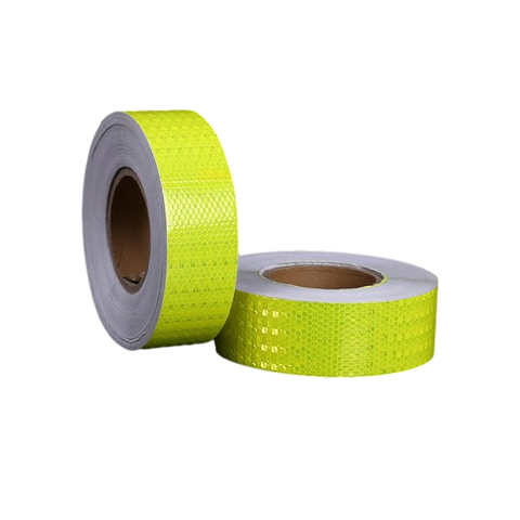 5cm*5M Self-adhesive Reflective Tape High Visibility Fluorescent Yellow Reflective Warning Tape For Van Car Traffic Sign ► Photo 1/1